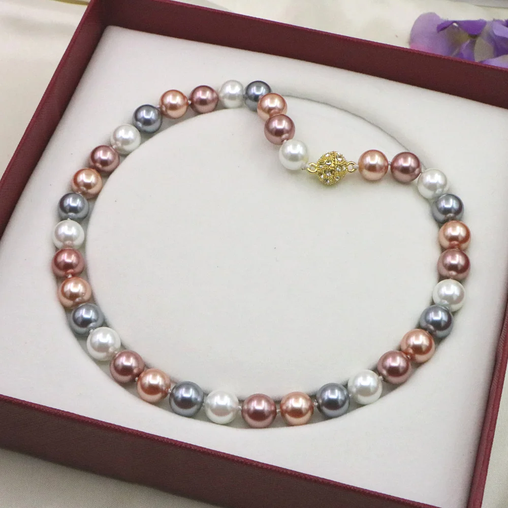 Pearl Necklace for Women 12mm  - String Of Pearls Plant review and price