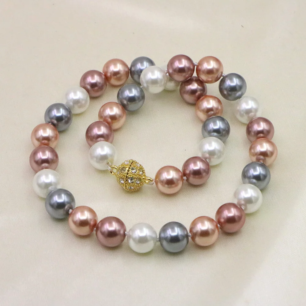Pearl Necklace for Women 12mm  - String Of Pearls Plant review and price