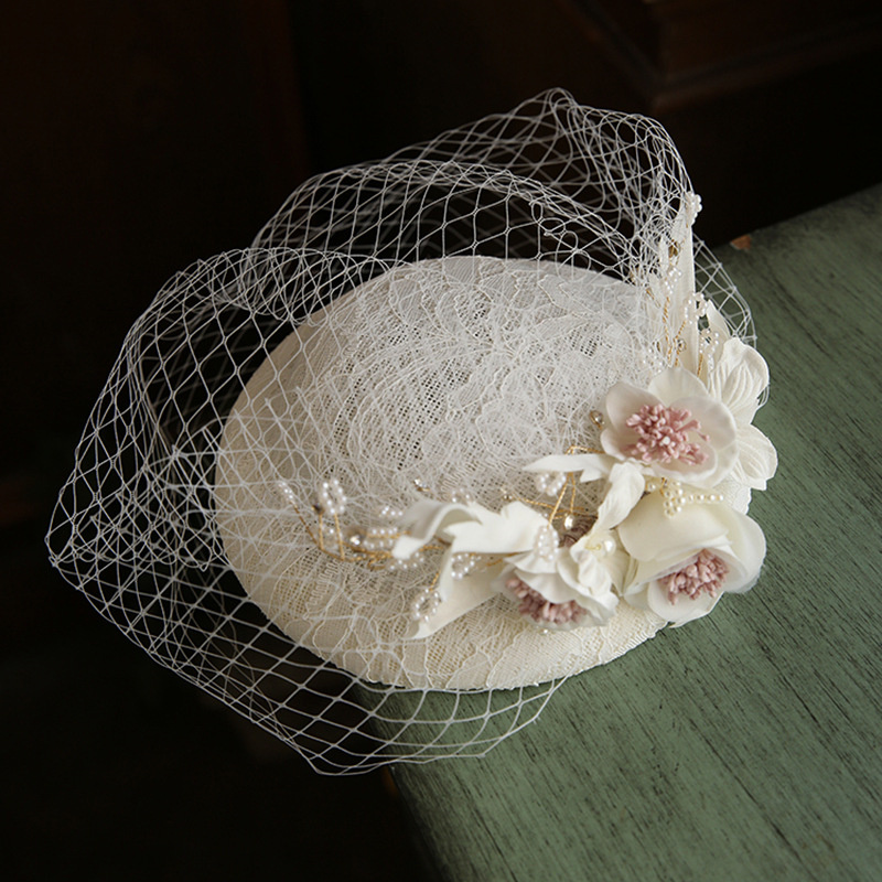 Pearls Flower Bridal Hat with  - String Of Pearls Plant review and price