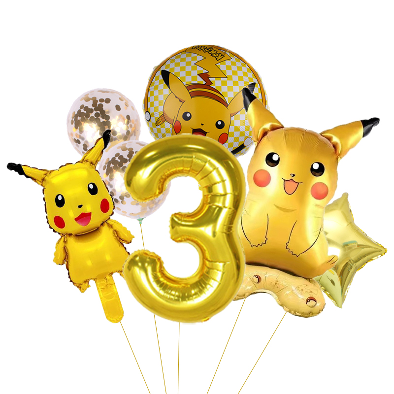 7pcs Pokemon Balloon Set Pikac - Plant Parent Gifts review and price