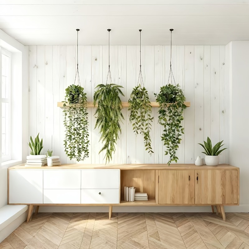 4pcs Hanging Greenery Set Real - String Of Pearls Plant review and price