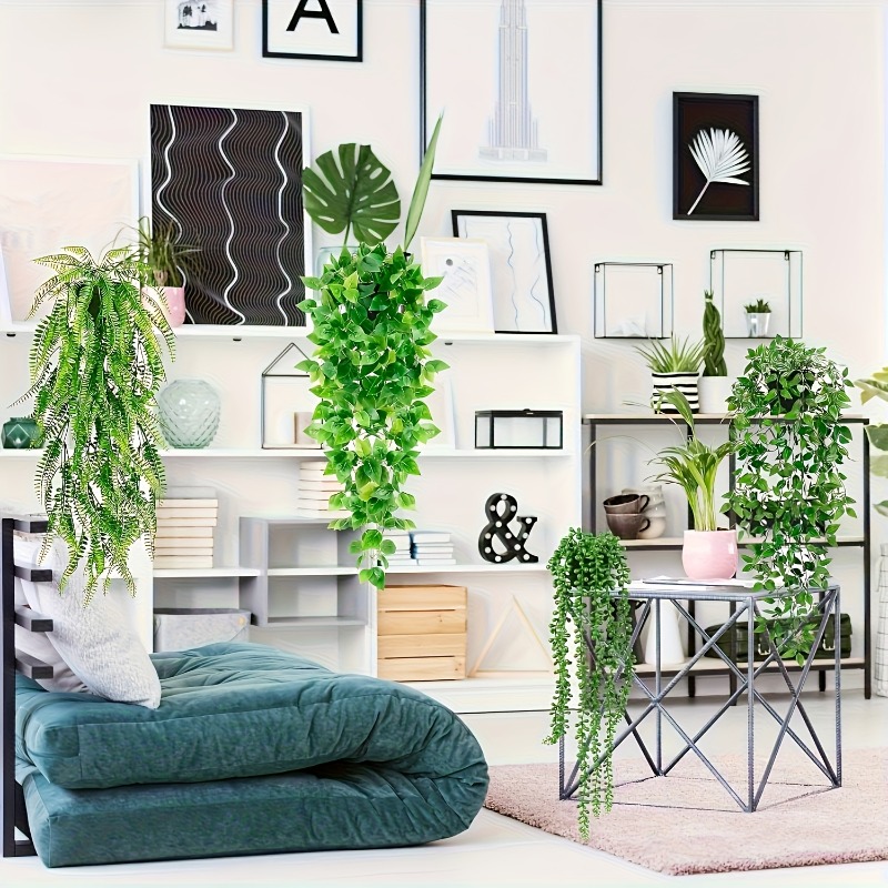 4pcs Hanging Greenery Set Real - String Of Pearls Plant review and price