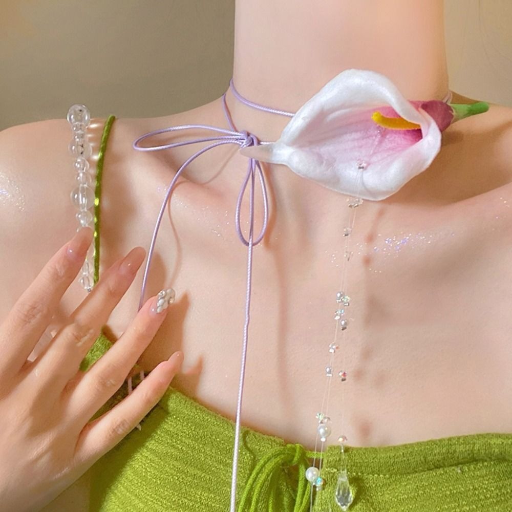 Fashion Exaggerated Calla Lily - String Of Pearls Plant review and price