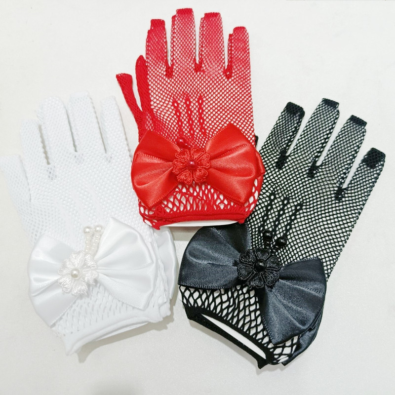 Kids Lace Pearl Fishnet Gloves - String Of Pearls Plant review and price