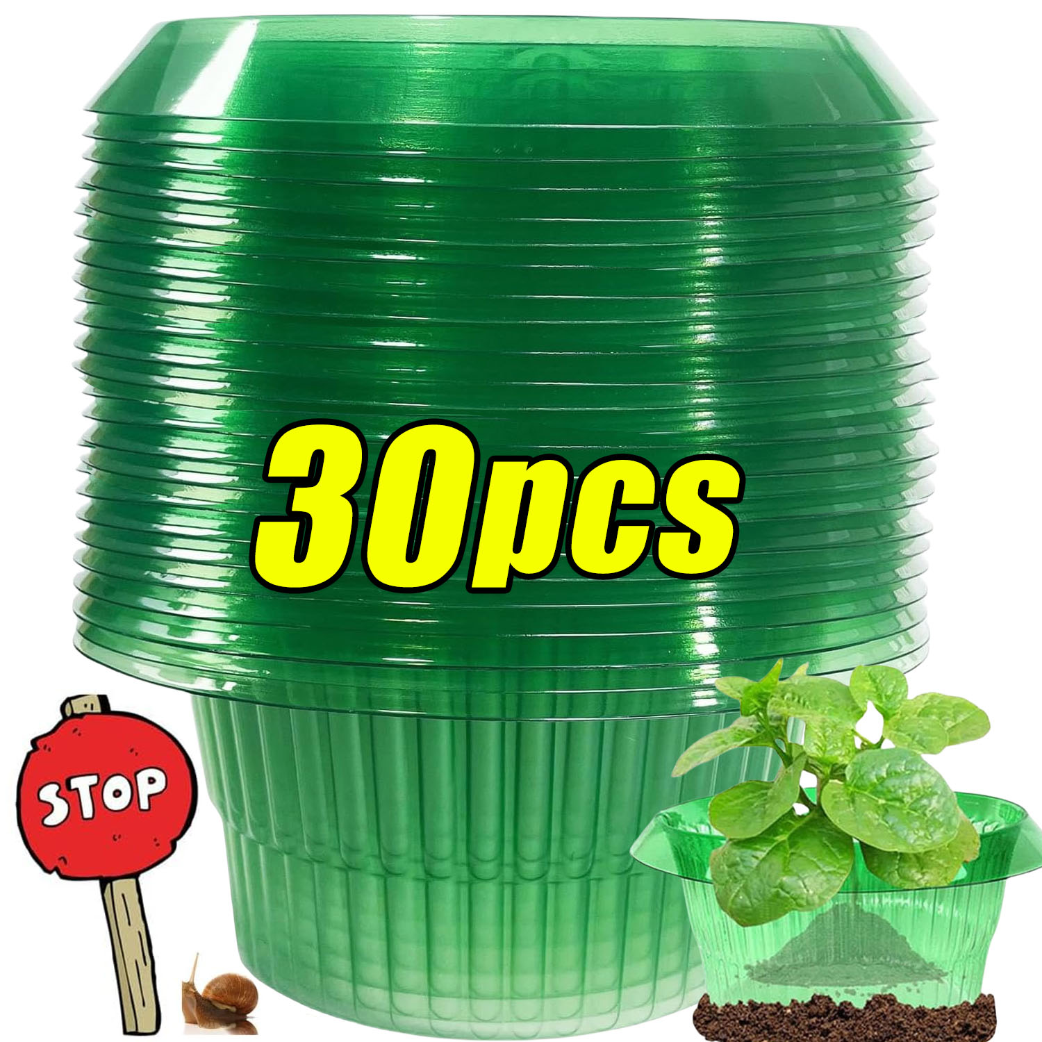 1/30pcs Plants Slug Protection - Plant Parent Tools review and price
