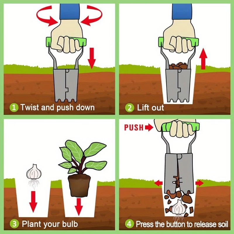 1-5PCS Handle Seedling Transpl - Plant Parent Tools review and price