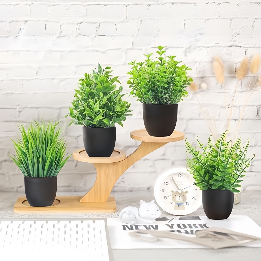 4pcs/set Mini Artificial Plant - String Of Pearls Plant review and price