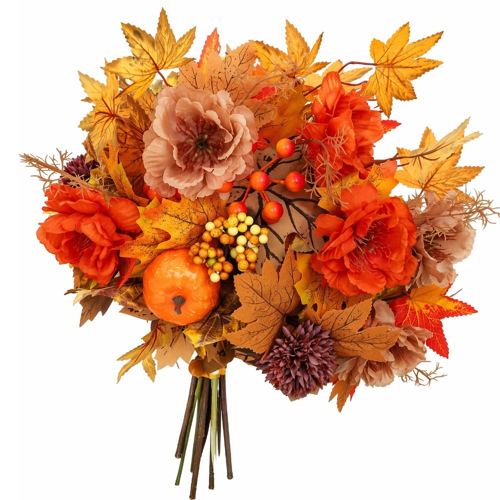Autumn Artificial Flowers Bouq - Plant Parent Gifts review and price